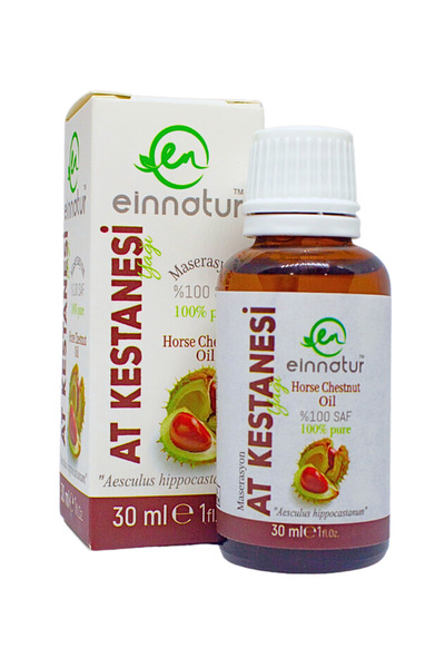 EinNatur Horse Chestnut Oil, 30 Ml, 100% Pure Cold Pressed Olive Oil Macerati...