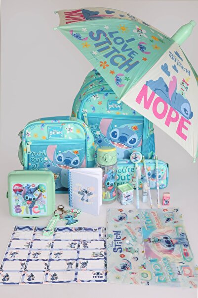 Stitch "DEKOMUS İLE LİSANSLI "GALAXY POP KOLEKSİYONU" FULL KIRTASİYE OKUL SET...