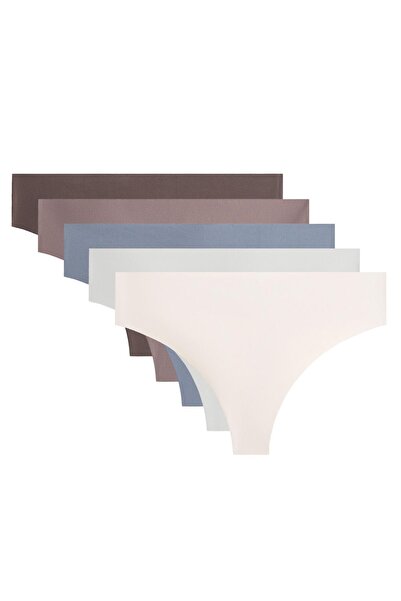 Oysho 5'li laser cut poliamid tanga