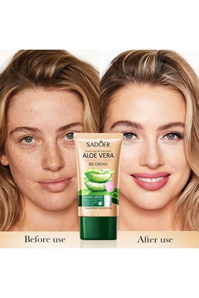 SADOER BB Cream Premium Aloe Vera Hydro Moist 40g – Acoperire Naturală, Hidra...