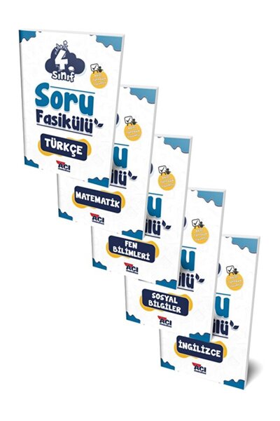 Açı Yayınları 4.Sınıf Tüm Dersler Yaprak Test Seti