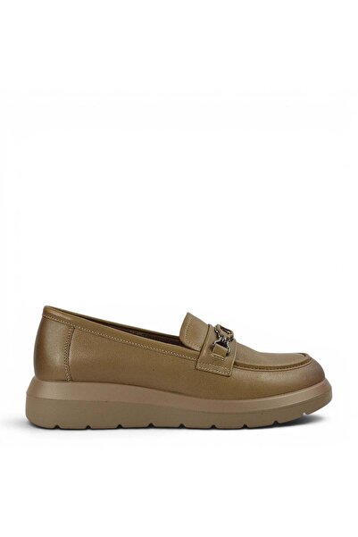 Fornarina Pantofi casual, femei, FORMAZIONE, 527501 kaki, piele 38