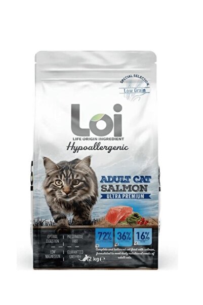 Loi Somon Balıklı Yetişkin Kedi Maması 2Kg