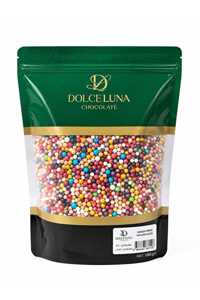 DOLCELUNA Karışık Pirinç Patlağı Waffle•Pankek•Pasta Süsü 1 kg