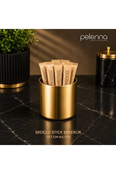 LVM Gold Stick Poşet Şekerlik ; 7x6 cm.(5 Adet)