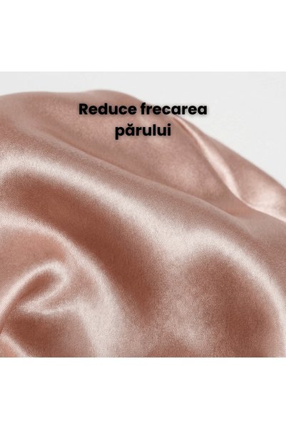 HASEPE Boneta Satin Ajustabila Pentru Par, Protectie Somn, Confortabila, Universala, Pentru Par Scurt Mediu