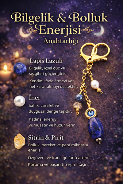 arzela Natural Stone Keychain Bag Ornament Charm Protection Love Affection Peace