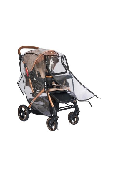 MorBebe Ultra-Luxury Zippered Baby Stroller Rain Cover [Fits All Baby Stroller]