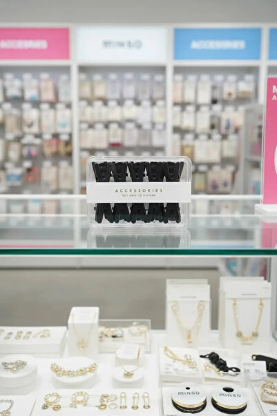 Miniso Lisanslı Kutulu Mini Kıstırma 10’lu Toka Seti Siyah – Saç Şekillendirm...