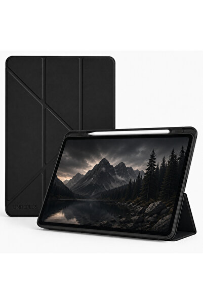 UnDePlus Lenovo Tab One 8.7 TB-305FU / Tab K9 TB-305ZU Kılıf Kalem Bölmeli Tr...