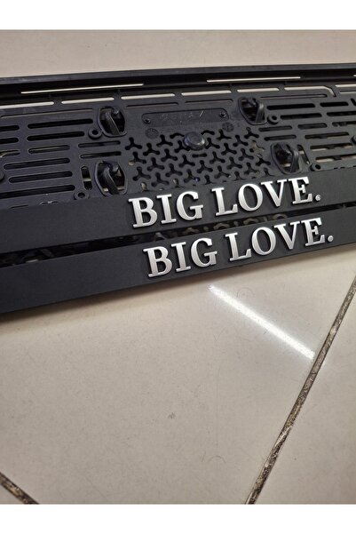 ATOM TASARIM BİG LOVE OTO  MİNİ  COOPER UYUMLU  PLAKALIK ABS PLASTİK