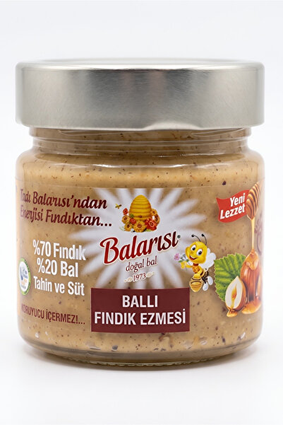 BALARISI Ballı Fındık Ezmesi 200 Gr - Glutensiz ( %70 Fındık %20 Bal)