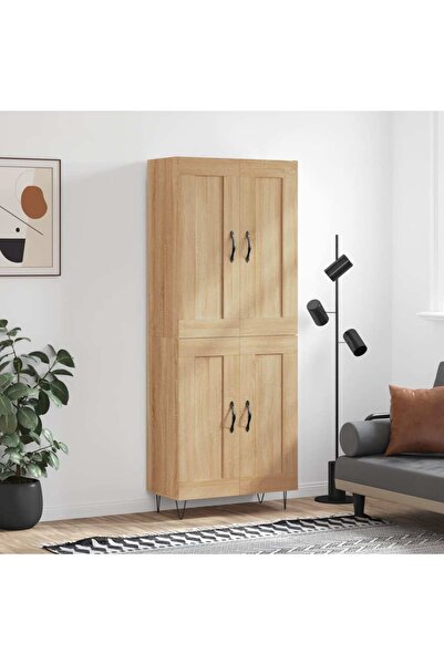 Concept Dulap înalt, stejar sonoma, 69,5x34x180 cm, lemn compozit