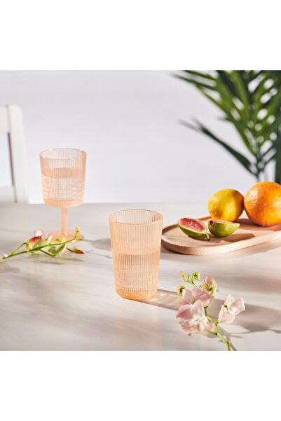 IKEA KALLSINNIG Glass, plastic/orange, 38 cl