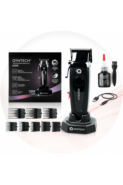 QYNTECH Masina de tuns profesionala QYNTECH®, Motor Brushless 11500 RPM, Lama...