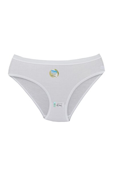 Berrak Slip de damă Bamboo, pachet de 6, Berrak-11554-WHITE-XL