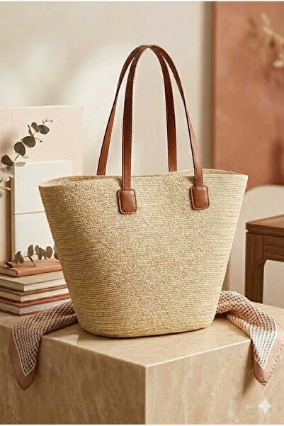 WOHOME Women's Straw Shoulder Bag