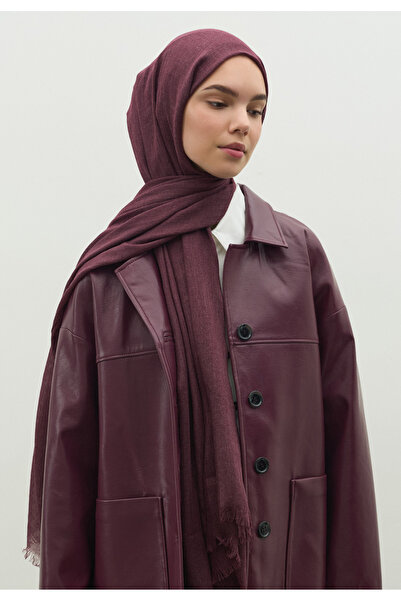 Freshscarfs Mürdüm Kaşmir Dokulu Şal