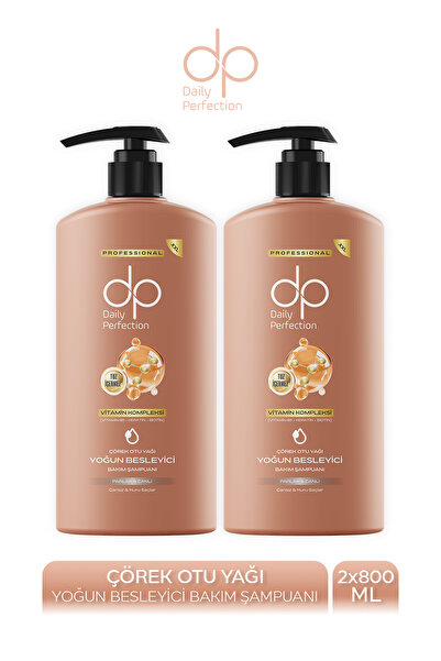 DP Daily Perfection Şampuan Çörek Otu Yağı 800 ml X 2 Adet