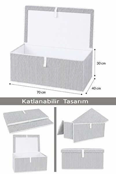 Helen's Home 2 Adet Megaplus En Büyük Boy Kutu Hurç 70x40x30