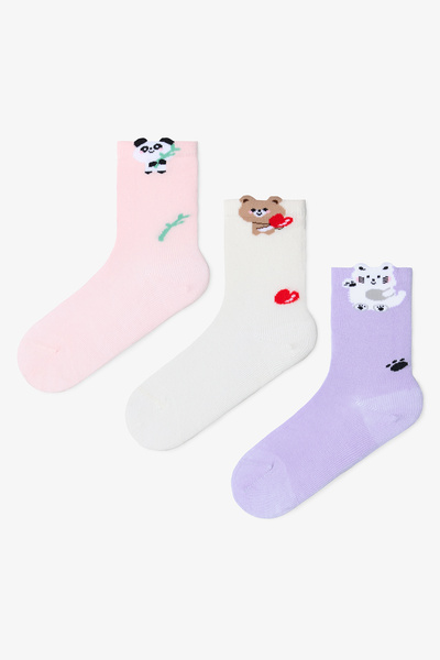 Penti Детски чорапи Happy Animals, 3 чифта
