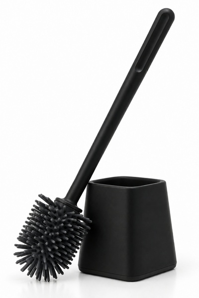 Toilet-Bathroom Toilet and Toilet Cleaning Brush with Silicone Tip