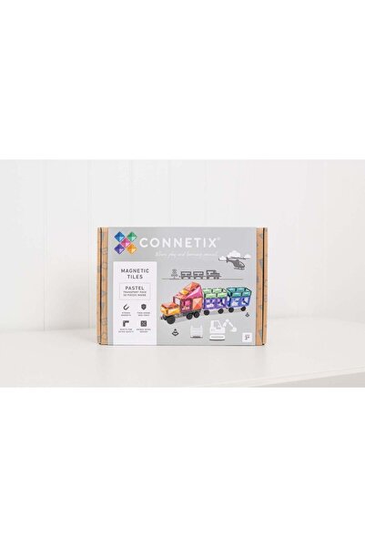 Connetix Set Connetix, Pachet de transport pasteluri 50 buc