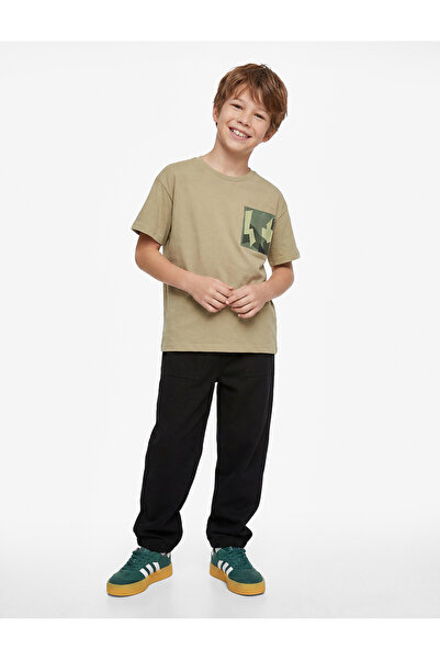 Koton șnur în talie amestec de viscoză basic pantaloni jogger Pantaloni