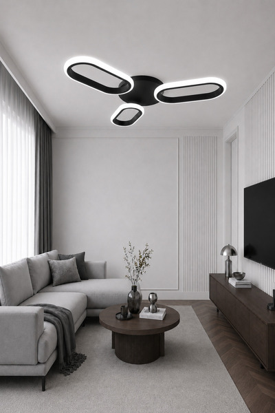 AvizeGO Hilton 3'lü LED Plafonyer Avize