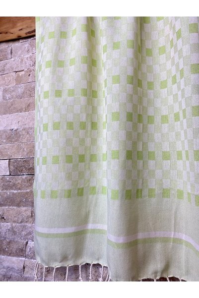 bohemian buldan Organic Cotton Mint Green Bath Sauna Beach Peshtemal 90x190