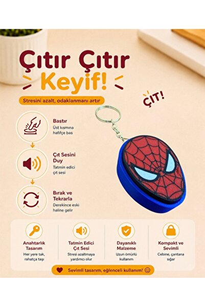 Buki'nin Atölyesi Breloc cu personaj supererou Clicker, jucărie pentru amelio...