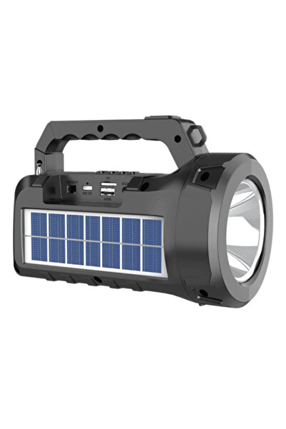 SING Boxă portabilă wireless cu panou solar, 5W, difuzor de 3 inch, radio FM,...
