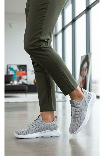 FORE SPORT Casual Lace-Up Knitwear Mesh Men's Sports Shoes