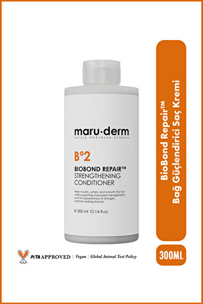 Maru.Derm BioBond Repair™ Bağ Onarıcı Saç Kremi – Yoğun Nemlendirici Saç Bakı...