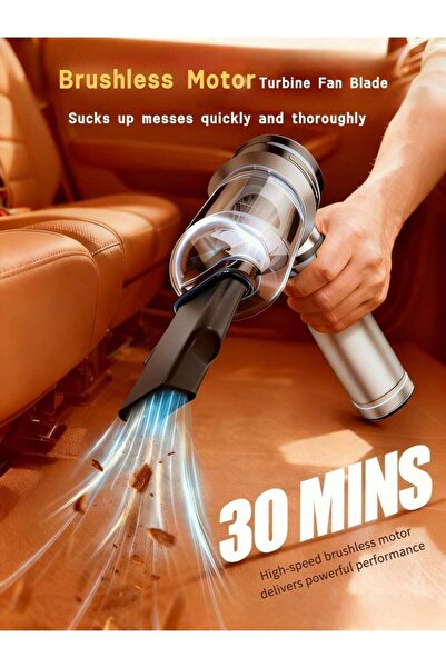 Arabest Handheld Vacuum Cleaner,Cordless Portable,3-Speed Modes,USB Rechargea...