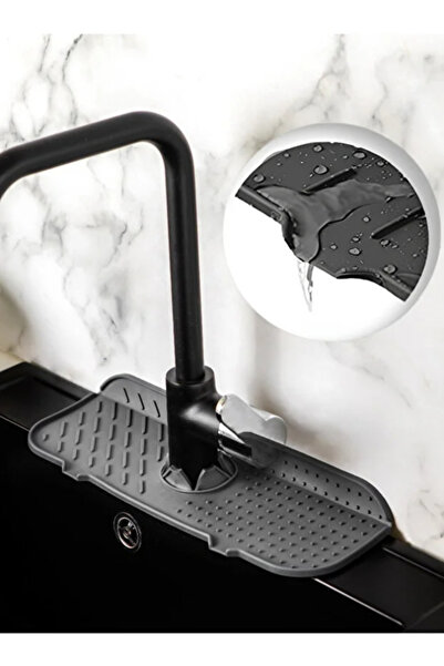Hilamingo Home Lavabo Sızdırmaz Mat Musluk Altı Su Emici Matı Su Sızdırmaz