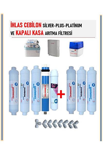 netsu arıtma İhlas Aura Cebilon Silver Ve Tüm Kapalı Kasa Su Arıtma Filtresi,...