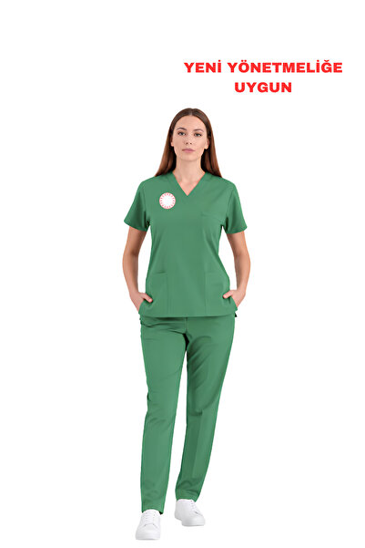 Brl Üniforma Uniforma de sală de operație material elastic Scrubs Set unisex ...