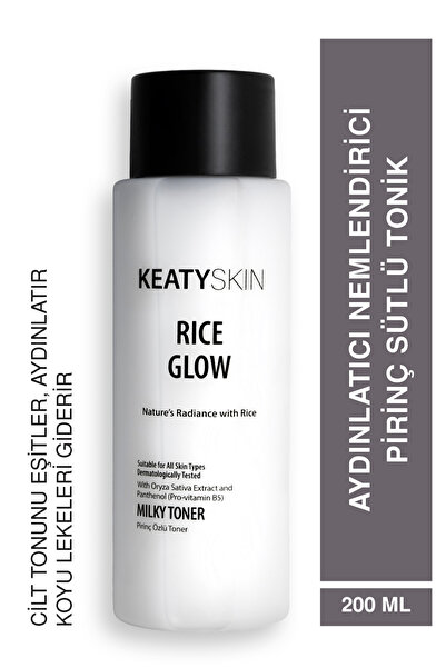 KEATY Pirinç Özlü Aydınlatıcı Nemlendirici Leke Karşıtı Milky Rice Toner | 200Ml