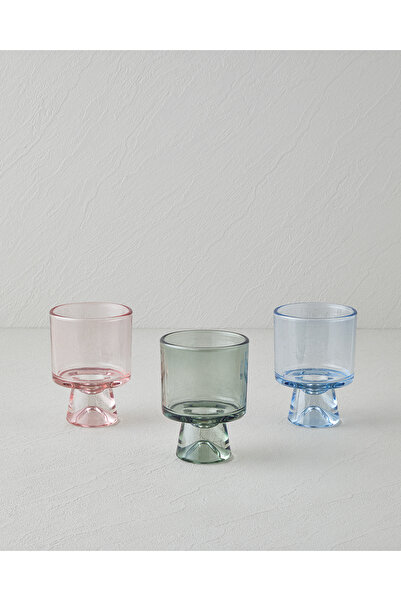 English Home Palette Cam 3'lü Bardak 230 ml Renkli