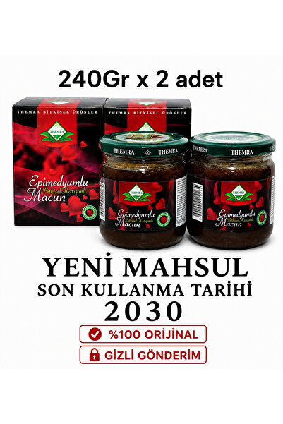 Themra Propolis Kudret Narı Bal Ginsengli Bitkisel Karışımlı Mesir Epimedyüml...