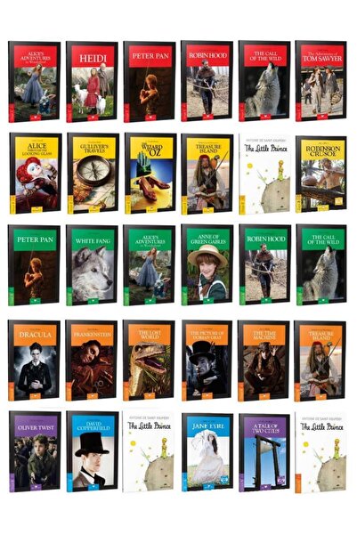 MK Publications Murat Kurt İngilizce Hikayeler 30 Kitap Set (Stage 1-2-3-4-5-6)