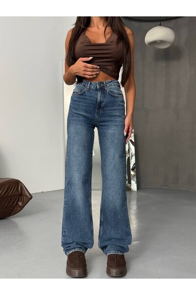 HerTon High Waist Wide Leg Jeans