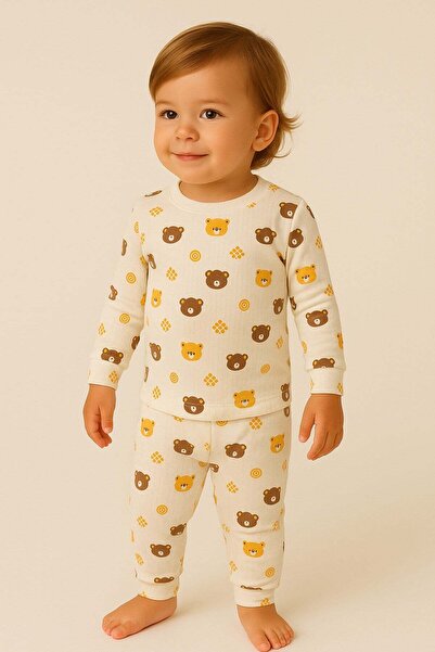 aden kids 100% pamuk Unisex dečija gornja i donja pidžama set | Dugi rukav, m...