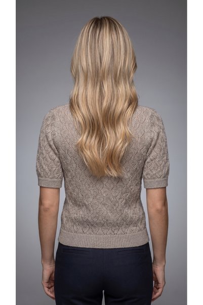 Loopa Women's Button Detailed Short Sleeve Knitwear Cardigan