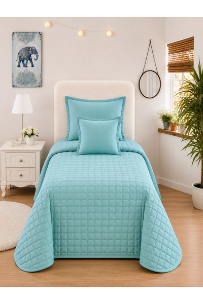 Generic Compressed Comforter Set Twin-Single Size one color, 4 Pieces , Singl...