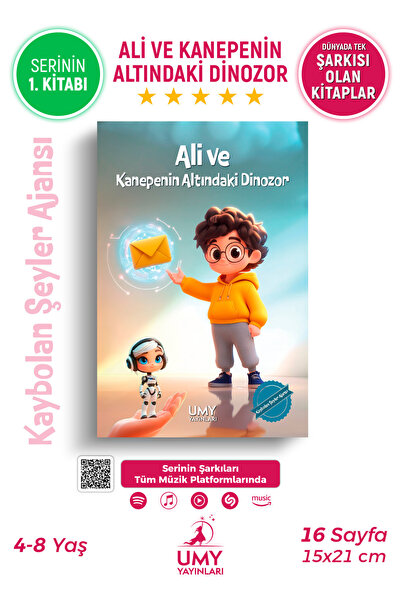 UMY Yayınları Ali ve Kanepenin Altındaki Dinozor - Okul Öncesi ve 1. Sınıf İs...