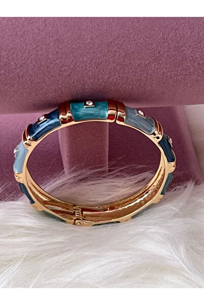 GK LUXURY & FASHION Mineli Colorful Steel Bracelet Clamp Bracelet Resistant t...