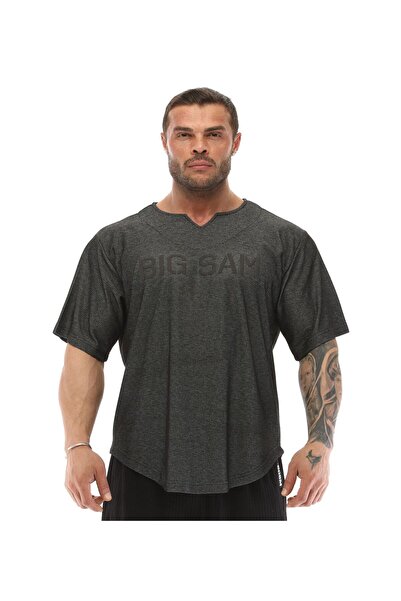 Big Sam Oversize Bodybuilding Rag Top T-shirt 3332