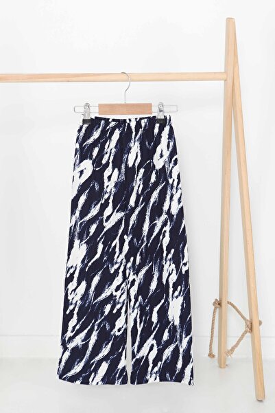 LC Waikiki Pantaloni cu model bleumarin pentru fete - 27380